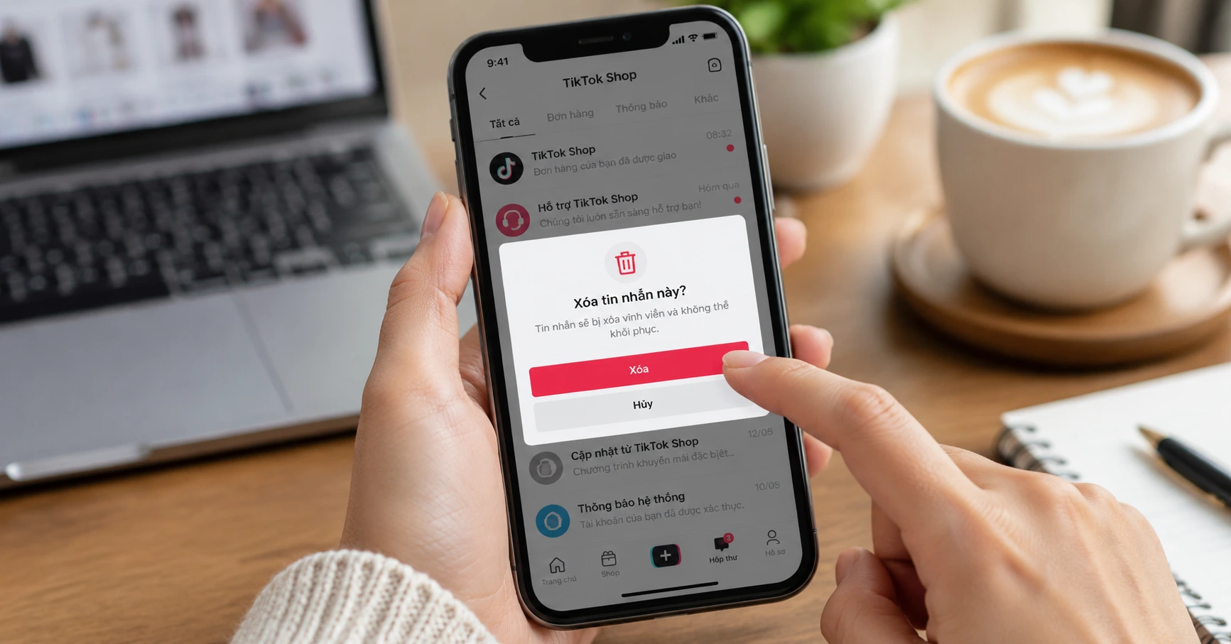 Hướng dẫn chi tiết cách xoá tin nhắn tiktok shop nhanh chóng và hiệu quả - image 2