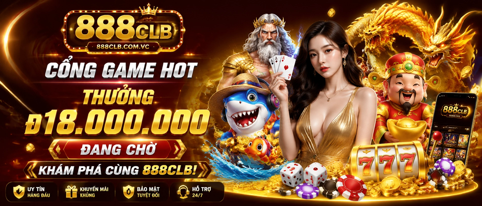 888CLB khu khuyến mãi và thành viên VIP