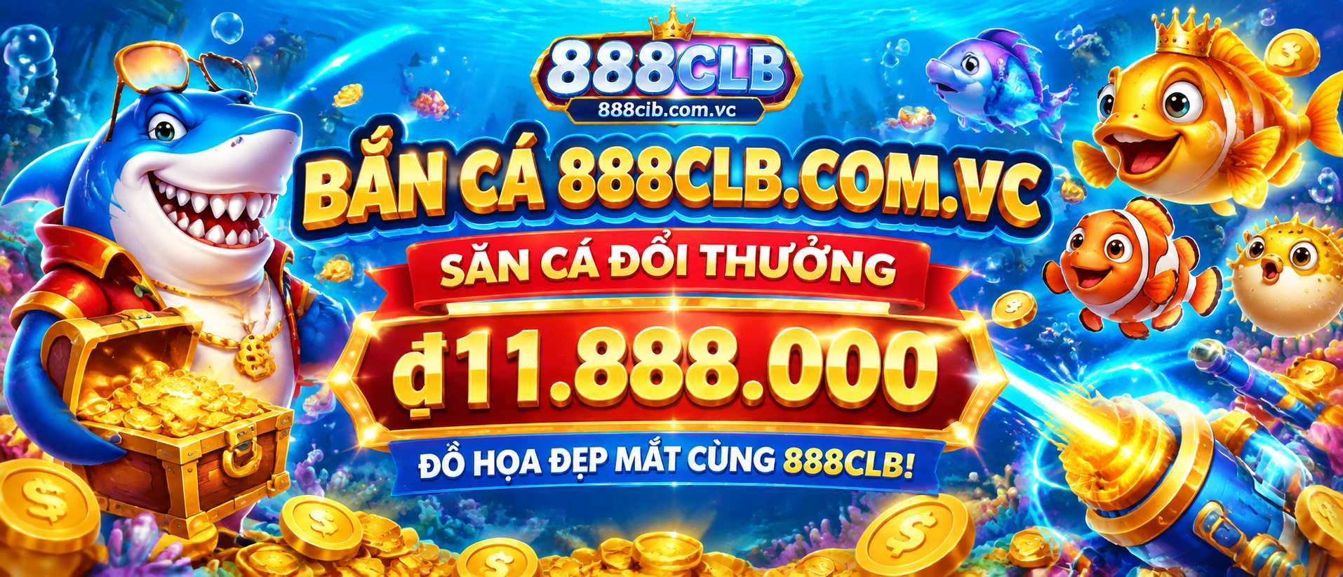 Bắn Cá 3D game arcade shooting đồ họa 3D