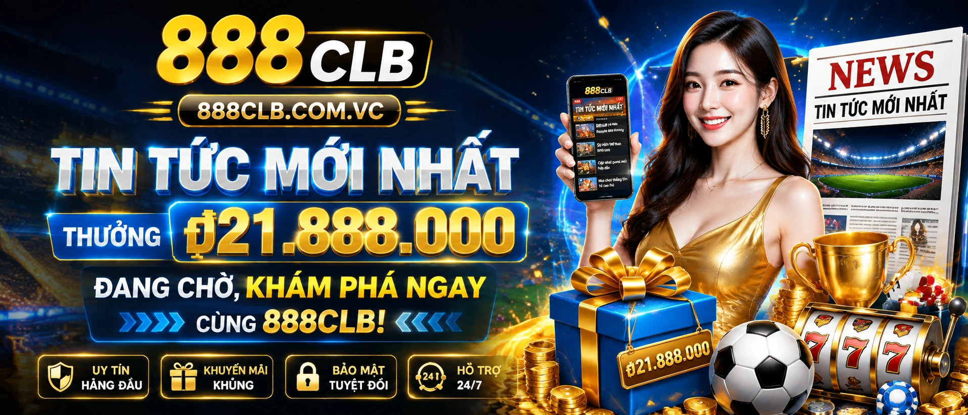 Bảng tin cập nhật trên điện thoại với nhiều mục chuyên đề